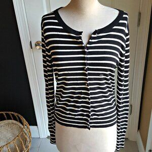 NEW! FAUX Diamond BUTTON Cardigan BY EXPRESS SZ L